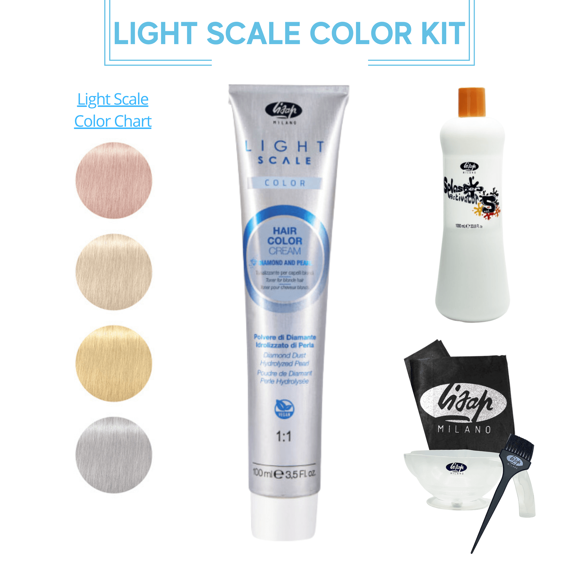 Light Scale Color Kit - Shop Lisap USA